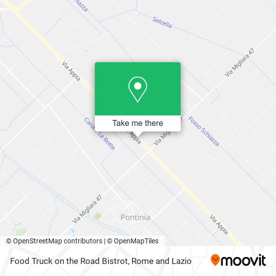 Food Truck on the Road Bistrot map