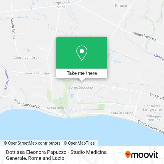 Dr. Eleonora Papuzzo - General Medicine Practice map