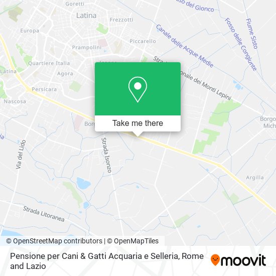 Pensione per Cani & Gatti Acquaria e Selleria map