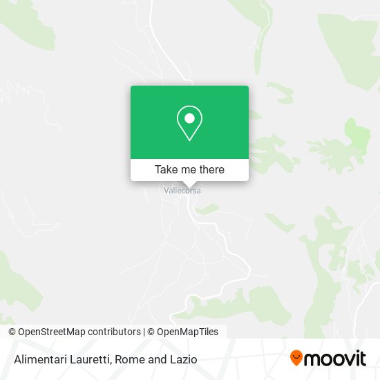 Alimentari Lauretti map