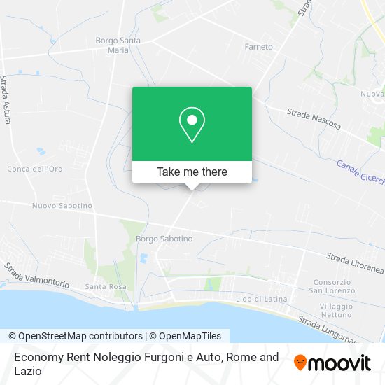 Economy Rent Noleggio Furgoni e Auto map