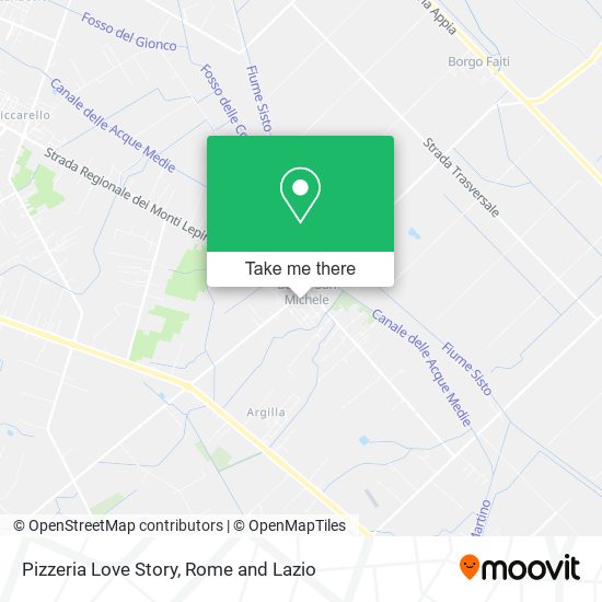 Pizzeria Love Story map