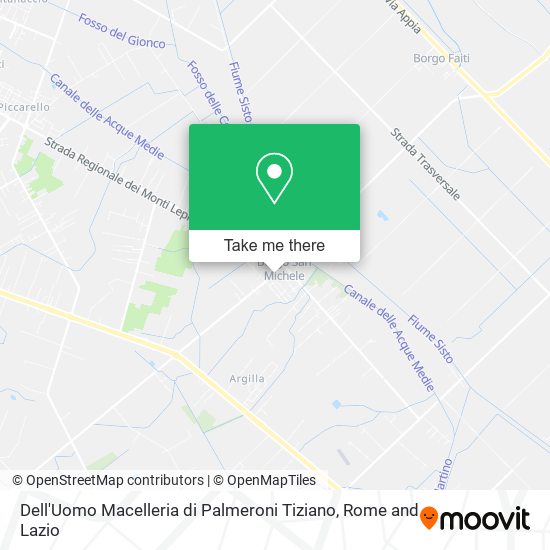 Dell'Uomo Macelleria di Palmeroni Tiziano map
