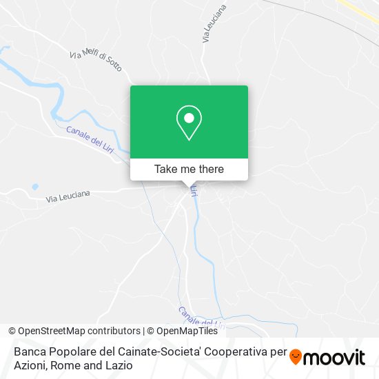 Banca Popolare del Cainate-Societa' Cooperativa per Azioni map