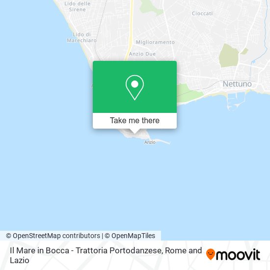 Il Mare in Bocca - Trattoria Portodanzese map