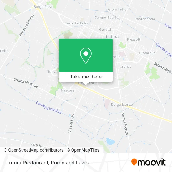 Futura Restaurant map