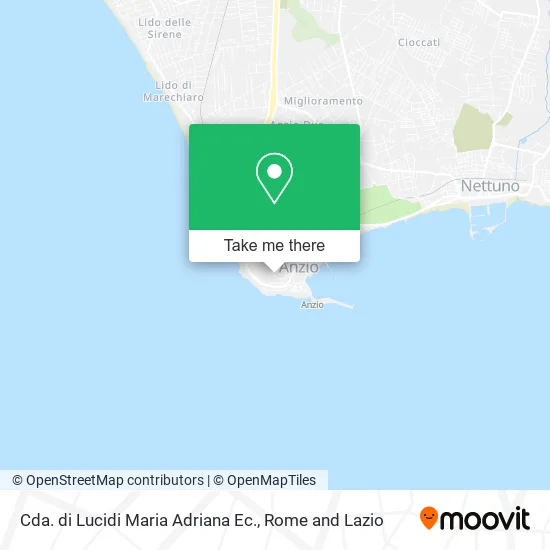 Cda. of Lucidi Maria Adriana Ec. map