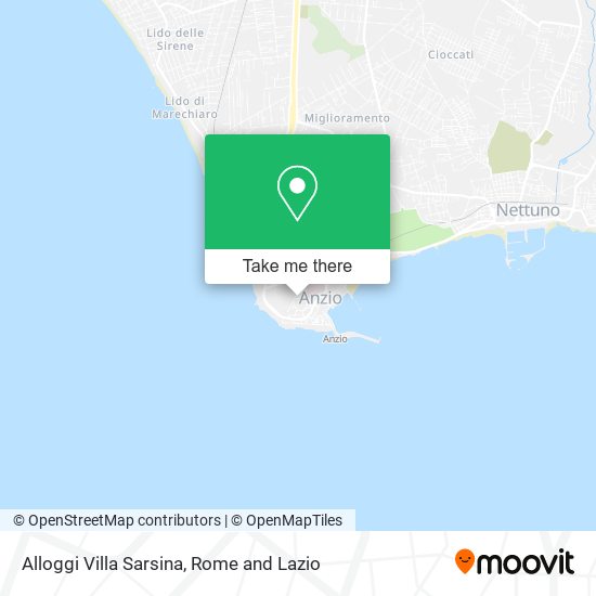 Alloggi Villa Sarsina map