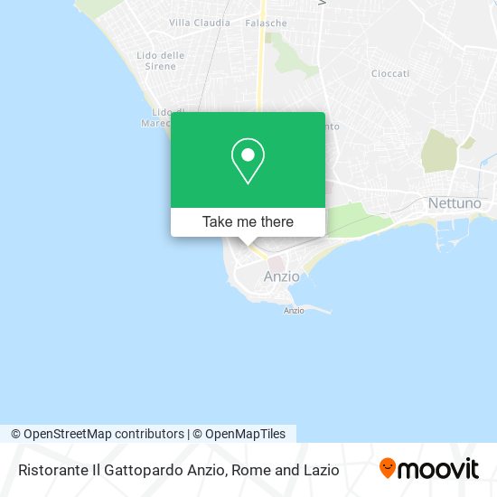 Ristorante Il Gattopardo Anzio map