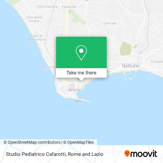Studio Pediatrico Cafarotti map
