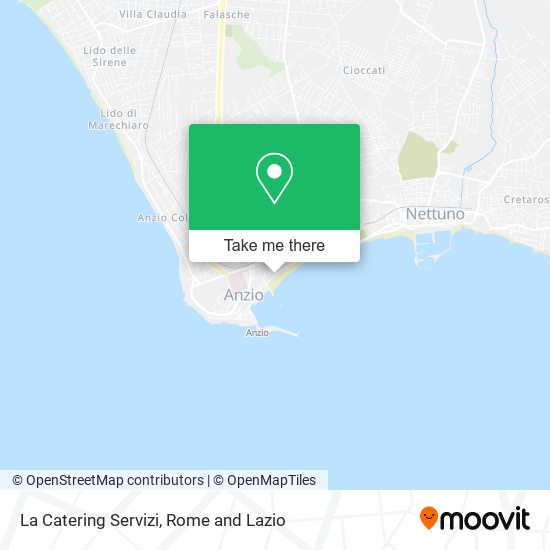 La Catering Servizi map