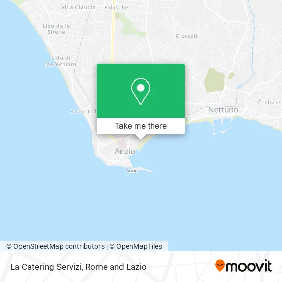 La Catering Services map