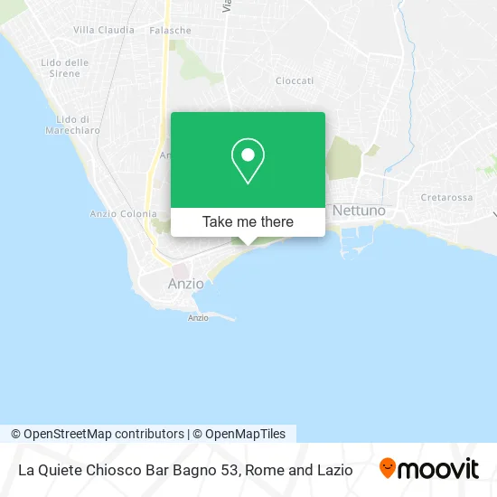 La Quiete Kiosk Bar Beach 53 map