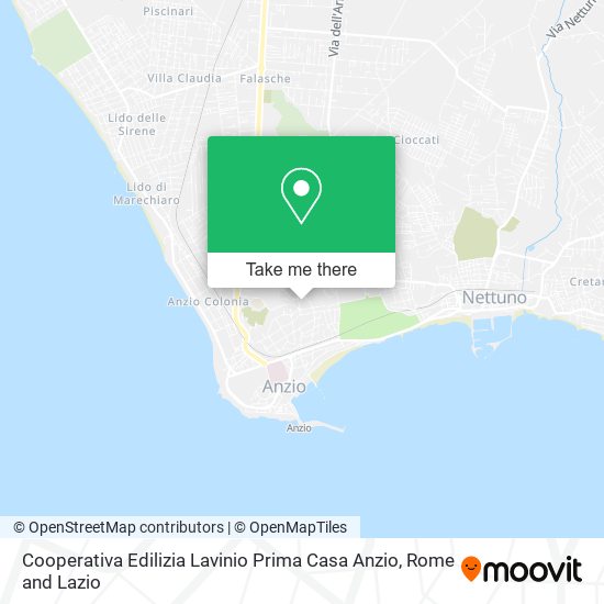 Cooperativa Edilizia Lavinio Prima Casa Anzio map