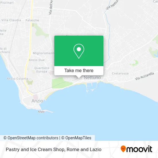 Pastry and Ice Cream Shop map