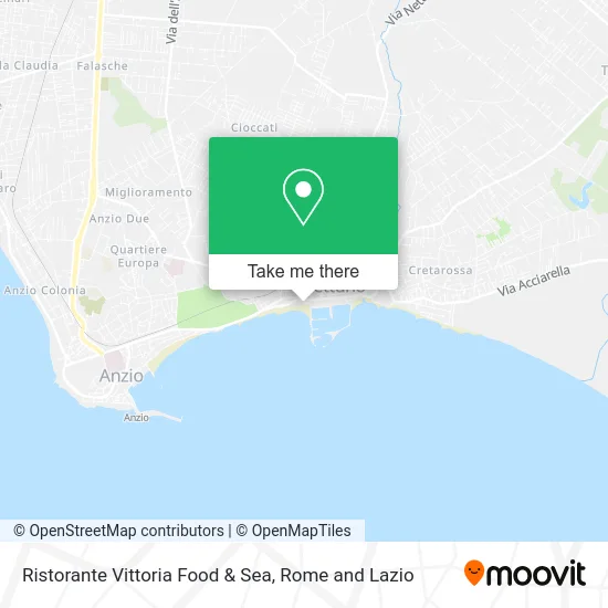 Vittoria Food & Sea Restaurant map