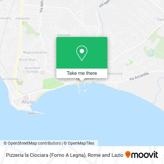 Pizzeria la Ciociara (Forno A Legna) map