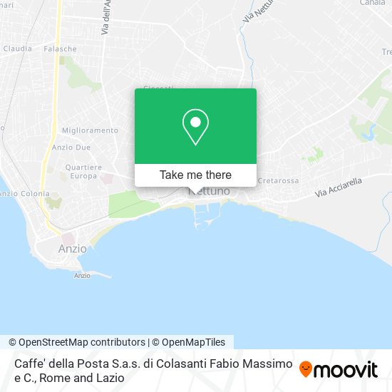 Caffe' della Posta S.a.s. di Colasanti Fabio Massimo e C. map