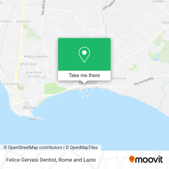 Felice Gervasi Dentist map