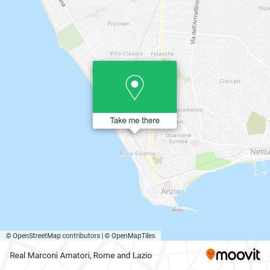 Real Marconi Amatori map