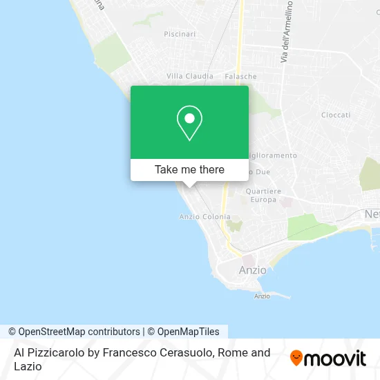 Al Pizzicarolo by Francesco Cerasuolo map