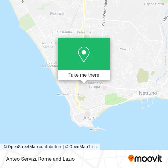Anteo Servizi map