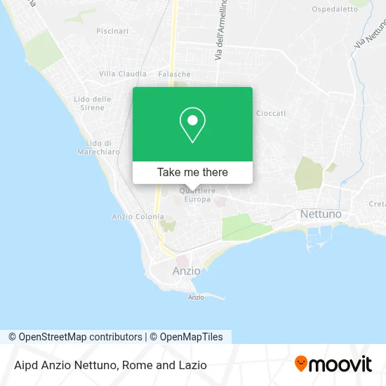 Aipd Anzio Nettuno map