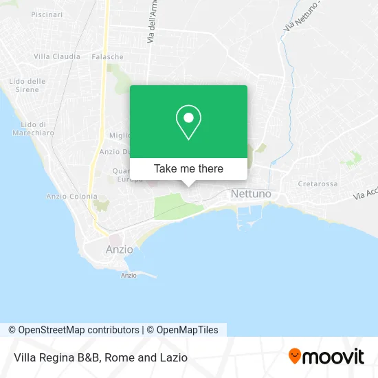 Villa Regina B&B map