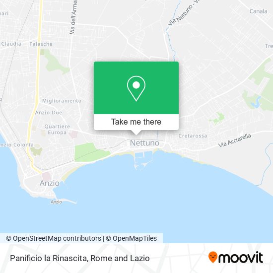 Panificio la Rinascita map