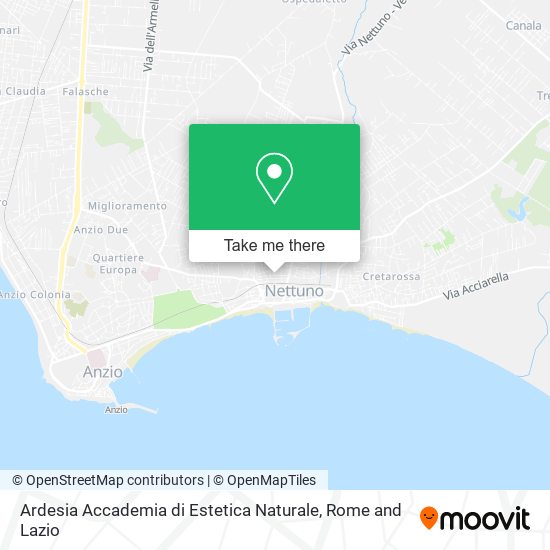 Ardesia Accademia di Estetica Naturale map