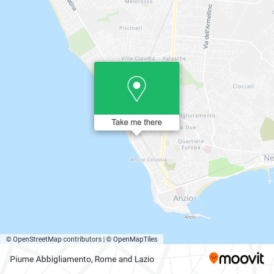 Piume Abbigliamento map