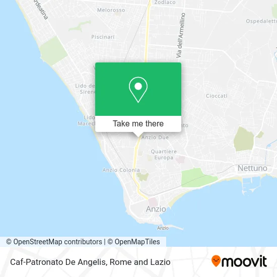 CAF-Patronato De Angelis map