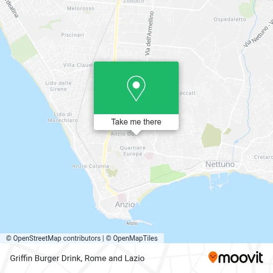 Griffin Burger Drink map