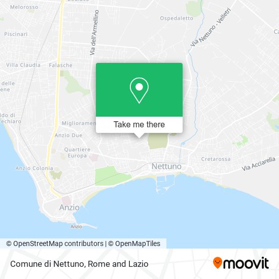 Comune di Nettuno map