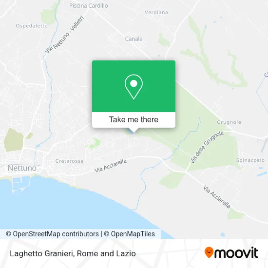 Granieri Small Lake map