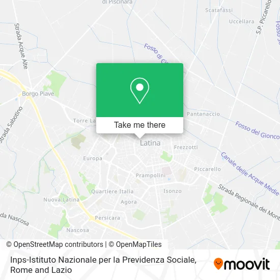 INPS-National Institute for Social Security map