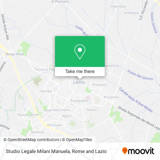 Studio Legale Milani Manuela map