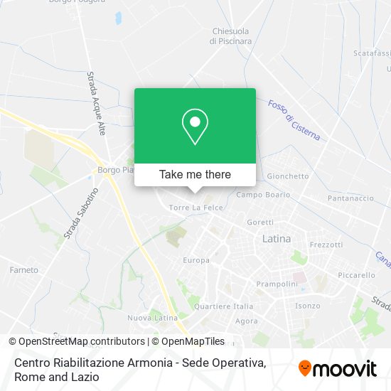 Centro Riabilitazione Armonia - Sede Operativa map