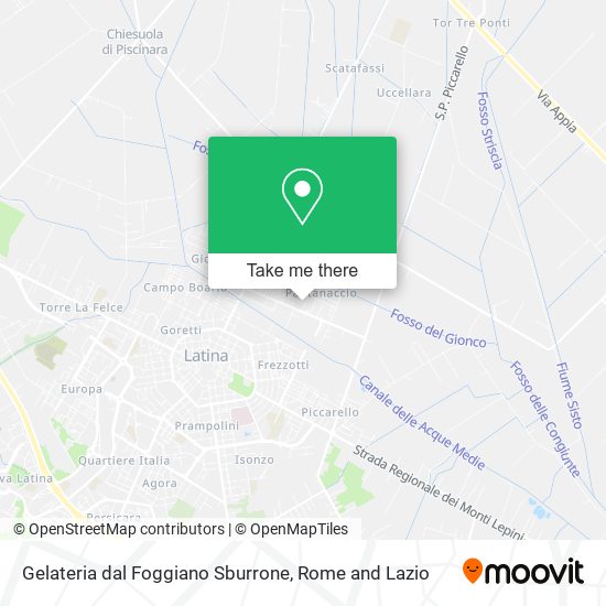 Gelateria dal Foggiano Sburrone map