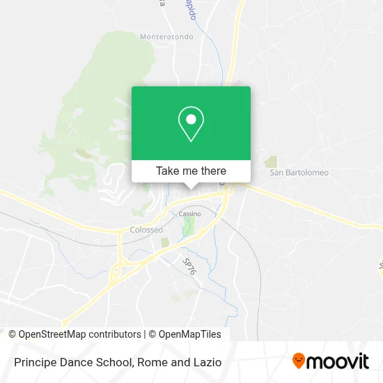 Principe Dance School map