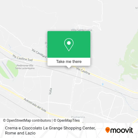 Crema e Cioccolato Le Grange Shopping Center map