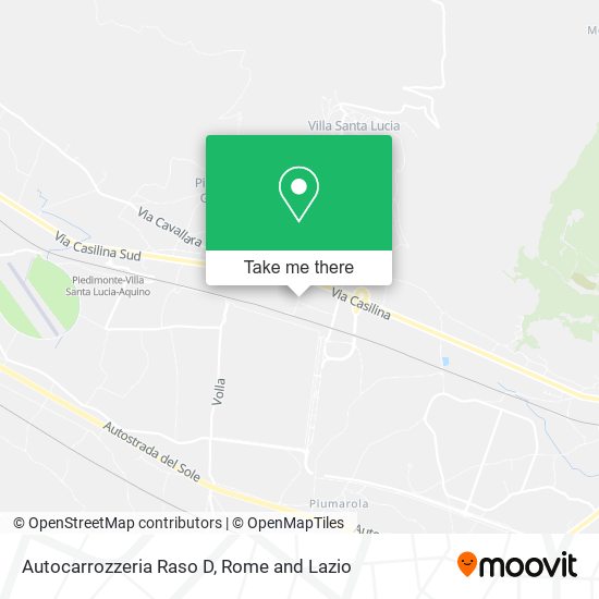 Autocarrozzeria Raso D map