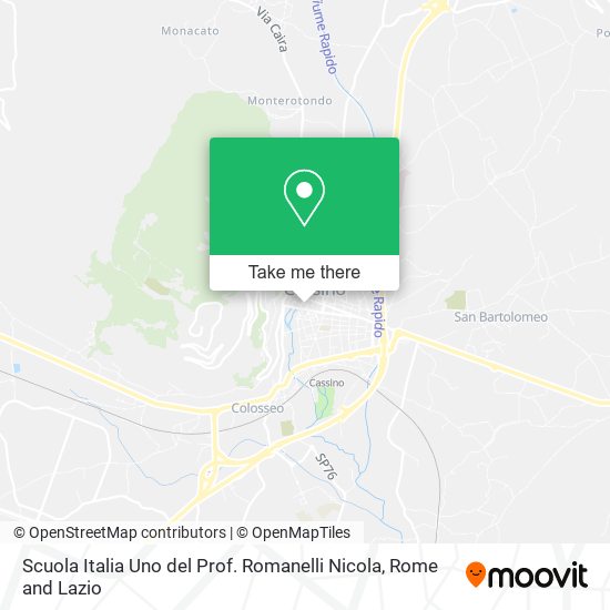Scuola Italia Uno del Prof. Romanelli Nicola map