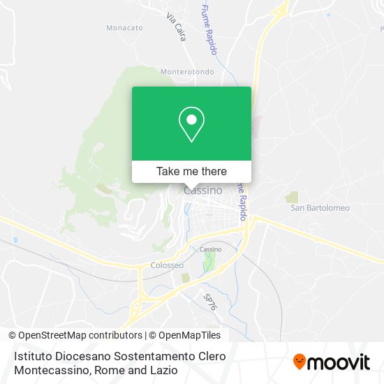 Istituto Diocesano Sostentamento Clero Montecassino map