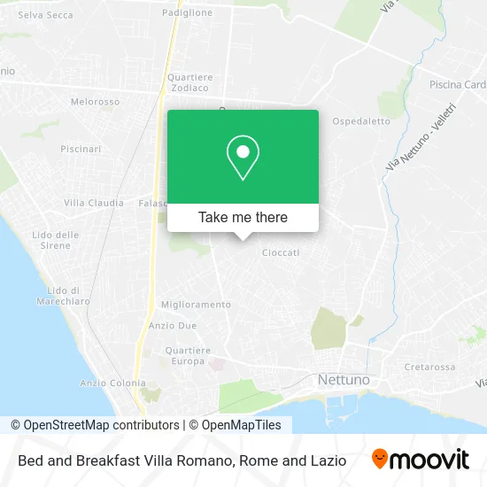 Villa Romano Bed and Breakfast map