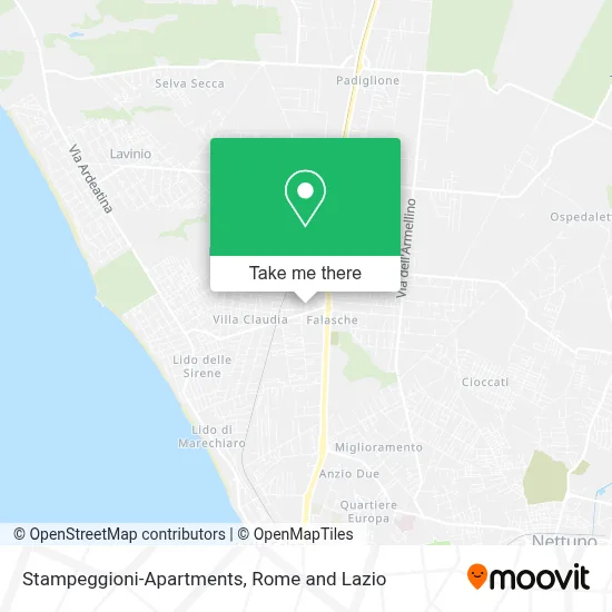 Stampeggioni-Apartments map