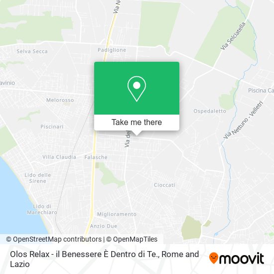 Olos Relax - il Benessere È Dentro di Te. map