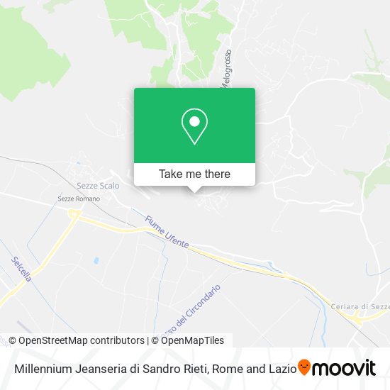 Millennium Jeanseria di Sandro Rieti map