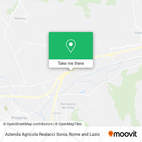 Azienda Agricola Realacci Sonia map