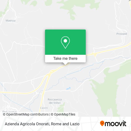 Azienda Agricola Onorati map